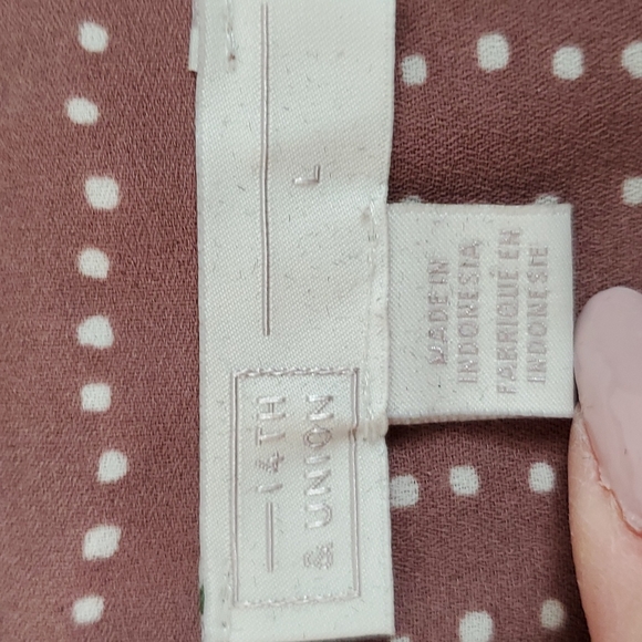 14th & Union Large Dusty Rose Blouse - Picture 5 of 7